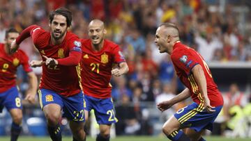 España goleó a Italia con gran actuación de Isco y Morata