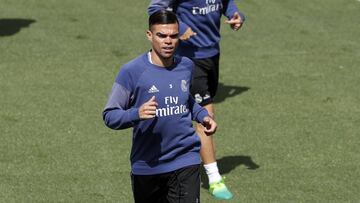 13/05/17 ENTRENAMIENTO REAL MADRID PEPE LUSO