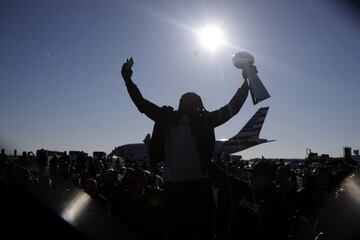 La llegada de los Eagles a Philadelphia tras el Super Bowl LII