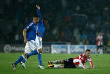 Millos ganó ante Junior en Bogotá. El fin de semana visita a Envigado sin Elkin Blanco, que completó cinco amarillas.