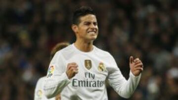 James Rodr&iacute;guez sum&oacute; sus primeros 64 minutos con el Real Madrid en la Champions League 2015/2016