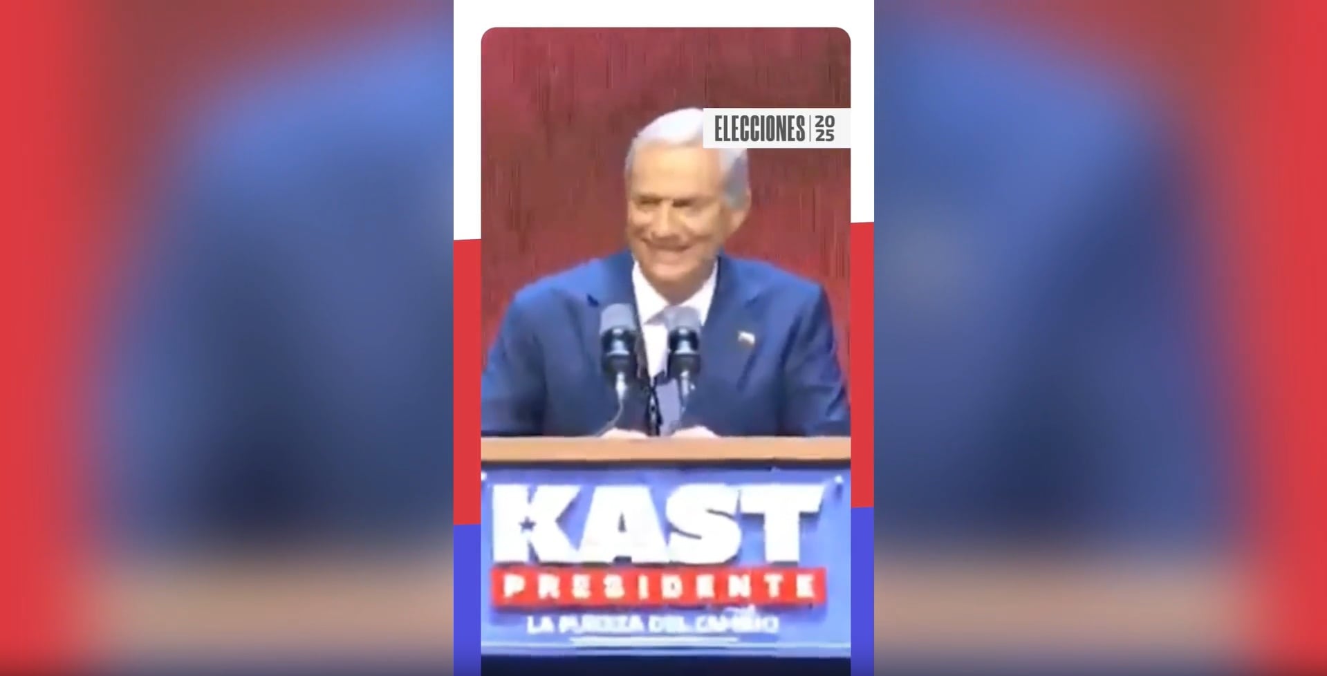 El telepronter de José Antonio Kast se quedó pegado y así reaccionó el presidente electo: nadie se lo esperaba