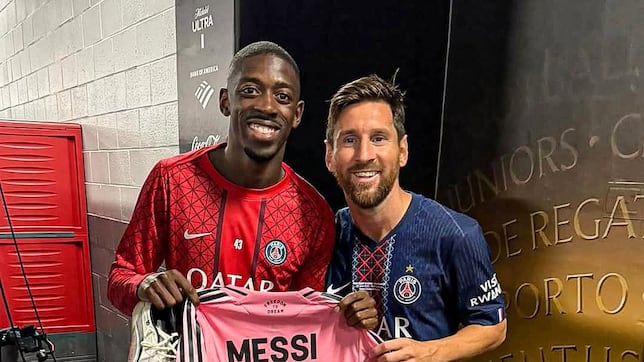 Dembélé y su reencuentro con Messi: “El mejor de todos los tiempos”