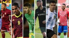 Mach&iacute;s, Yangel, Rui Silva, Duarte, Nehu&eacute;n y Lu&iacute;s Su&aacute;rez ir&aacute;n con su selecci&oacute;n.