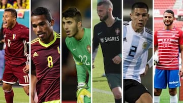 Machís, Yangel, Rui Silva, Duarte, Nehuén y Luís Suárez irán con su selección.