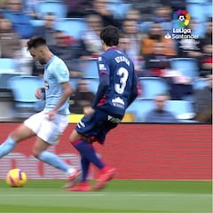 La exquisitez de Brais Méndez en el 1-0 del Celta