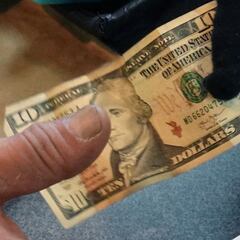 When was the first stimulus check sent out and how much was it?