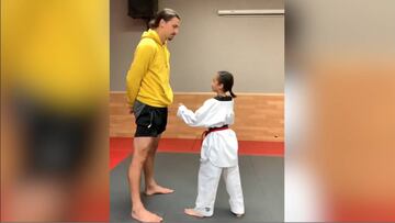 El video de una karateka con Ibra que se hizo viral en solo una hora