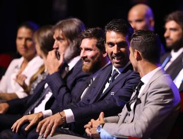 Cristiano Ronaldo, Buffon y Messi.