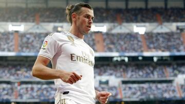 Gareth Bale durante el encuentro entre Real Madrid y Valladolid de Liga Santander.