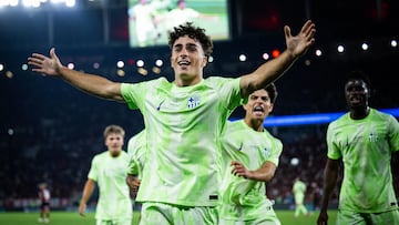Jan Virgili celebrando su gol en Maracaná