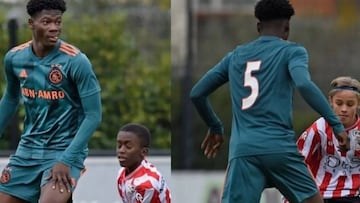 La foto del canterano del Ajax de sólo 14 años que se ha hecho viral