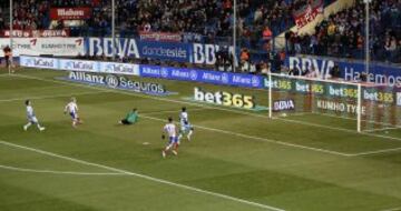 Griezmann marca el 1-0.