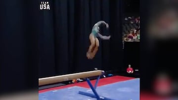 ¡Hizo historia!: Niña prodigio de la gimnasia sorprendió a todos