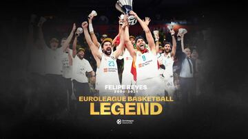Felipe Reyes ser¨¢ la s¨¦ptima 'Leyenda de la Euroliga'