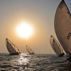 Pistoletazo de salida para la regata Al Gaffal Dhow