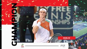 Rublev termina con el sue?o de Vesely y conquista Dub¨¢i