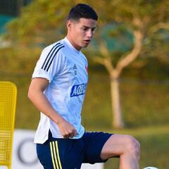 James y Camilo Vargas ya están con la Selección Colombia