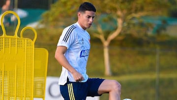 James y Camilo Vargas ya están con la Selección Colombia