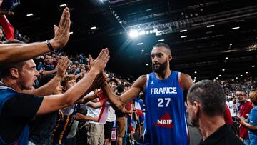 Rudy Gobert tras el amistoso ante Alemania del 8 de julio.