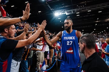 Rudy Gobert tras el amistoso ante Alemania del 8 de julio.