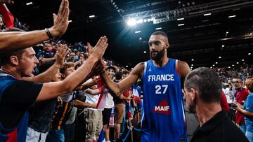Rudy Gobert tras el amistoso ante Alemania del 8 de julio.