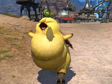 Chocobo Gordo, montura de Final Fantasy XIV en PS4