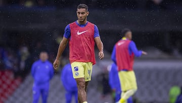    Sebastian Caceres of America during the game America vs Atletico San Luis, corresponding Round 13 the Torneo Apertura 2022 of the Liga BBVA MX at Azteca Stadium, on September 06, 2022.

<br><br>

Sebastian Caceres de America durante el partido America vs Atletico San Luis, correspondiente a la Jornada 13 del Torneo Apertura 2022 de la Liga BBVA MX en el Estadio Azteca, el 06 de Septiembre de 2022.