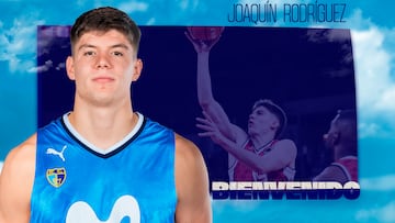 Joaquín Rodríguez jugará cedido en el Movistar Estudiantes.