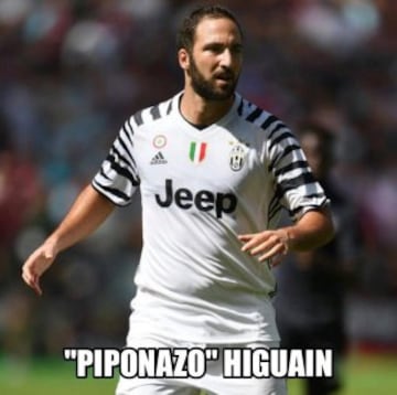 Los mejores memes del sobrepeso de Higuaín en la Juve