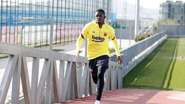 Dembélé, contra el reloj