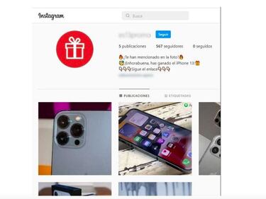 El timo del iPhone 13 por Instagram, cuidado no piques