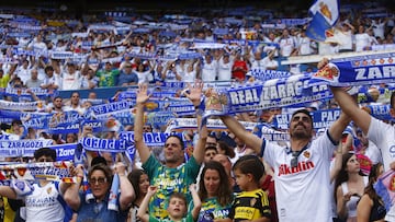 La afición del Real Zaragoza.