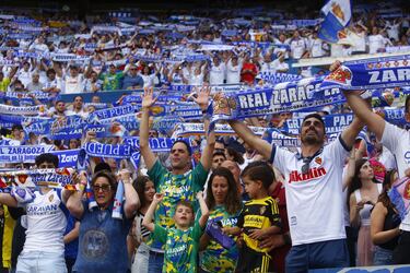 La afición del Real Zaragoza. 