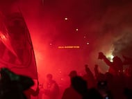 SANTANDER, 15/01/2026.- Llegada de los jugadores del Racing de Santander al estadio de El Sardinero antes del partido de octavos de final de Copa del Rey que Racing de Santander y FC Barcelona disputan este jueves en la capital cántabra. EFE/Román G. Aguilera