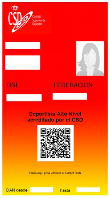 El CSD lanza el carnet DAN