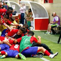 El Atleti venga la final de Milán ganando la Copa Juvenil