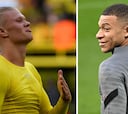 Haaland y Mbappé resisten