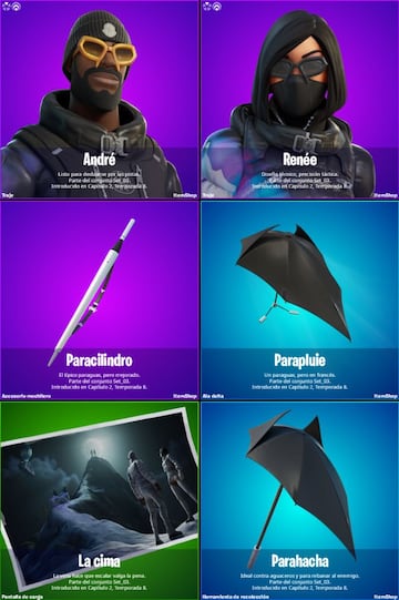 Todos los objetos de Moncler en Fortnite