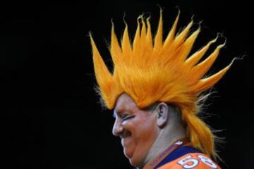 Donald Trump se convirti¨® en Super Guerrero con la Superluna y se fue a ver a los Broncos. ?C¨®mo que ese no es Donald Trump? ?Acaso no reconoc¨¦is su color de piel?