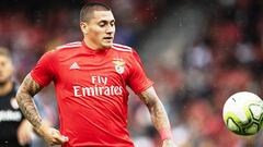 Nicolás Castillo vuelve a jugar después de dos meses en Benfica