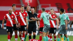 Ancelotti suggests 'joke' Digne red card was down to Pickford-Van Dijk furore