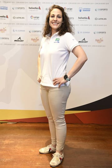 María Ángeles Ruiz, durante la presentación de la Copa de la Reina, en el Club de Campo de Madrid.