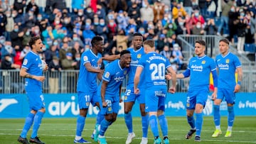 Mohammed Bouldini celebra un gol