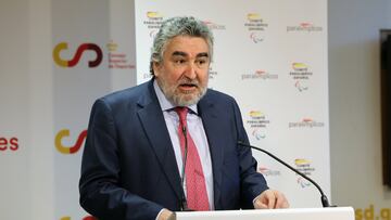 28/02/24 EQUIPO PARALIMPICO ESPA?OL PARIS 2024
MEDIA DAY
JOSE MANUEL RODRIGUEZ URIBES PRESIDENTE CSD
JUEGOS OLIMPICOS JUEGOS PARALIMPICOS