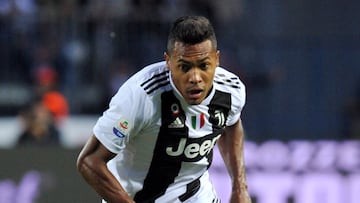 Alex Sandro, lateral izquierdo de la Juventus.