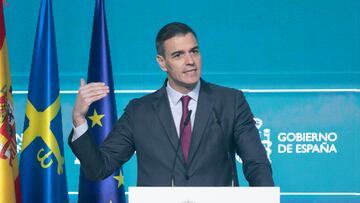 El presidente del Gobierno, Pedro Sánchez, realiza unas declaraciones tras el viaje inaugural de la alta velocidad de Madrid a Asturias, en la estación de Oviedo, a 29 de noviembre de 2023, en Oviedo, Asturias (España). La alta velocidad llega hoy a Asturias tras 19 años de obras y 4.000 millones de inversión. La duración del trayecto entre Madrid y Oviedo será de menos de tres horas y efectúa parada en Segovia, Valladolid, Palencia y León, ya en el Principado de Asturias en Pola de Lena, Mieres, Oviedo y finalmente en Gijón. La infraestructura que permite este nuevo hito en la historia ferroviaria de España será la nueva Variante de Pajares, un tramo de 50 kilómetros de longitud, de los que el 80% transcurren en túneles, y en el que han llegado a trabajar hasta 4.000 personas a la vez. Las obras comenzaron en 2004 y, pese a estar prevista su apertura en 2010, la complejidad geológica y morfológica del macizo montañoso que atraviesa ha provocado un retraso de hasta 13 años. De hecho, uno de los 12 túneles que tiene será de 25 kilómetros, convirtiéndose en el séptimo más largo del mundo.
29 NOVIEMBRE 2023;AVE;TREN;RUEDA DE PRENSA;INAUGURACIÓN
Jorge Peteiro / Europa Press
29/11/2023