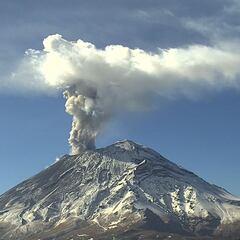 Estados afectados por caída de ceniza del volcán Popocatépetl: medidas y colores del semáforo de alerta