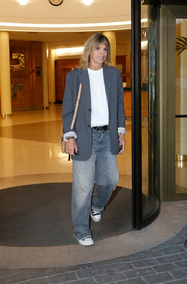 Arantxa de Benito acude al Tanatorio.