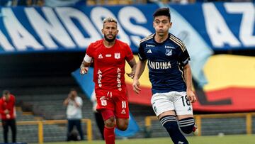 Millonarios y América juegan amistoso en Bogotá, previo al inicio de la Liga